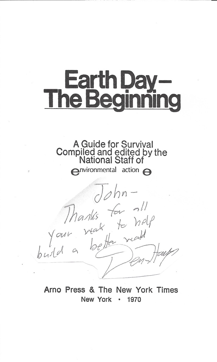  Earth Day 2020:  Ecology, Liberty and Prosperity, Part 1